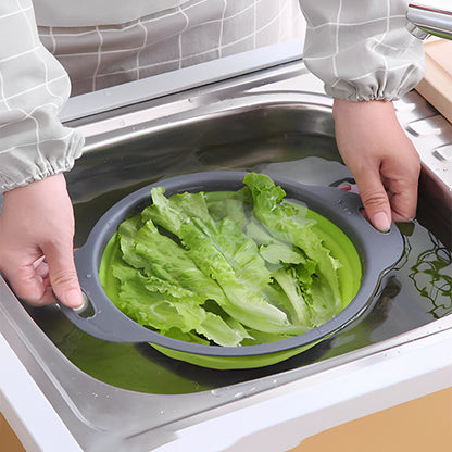 passoire pliable verte grise laitue lavabo cuisine