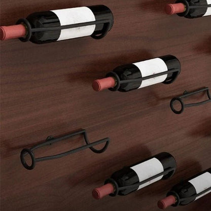 porte bouteille mural metal noir support mural vin