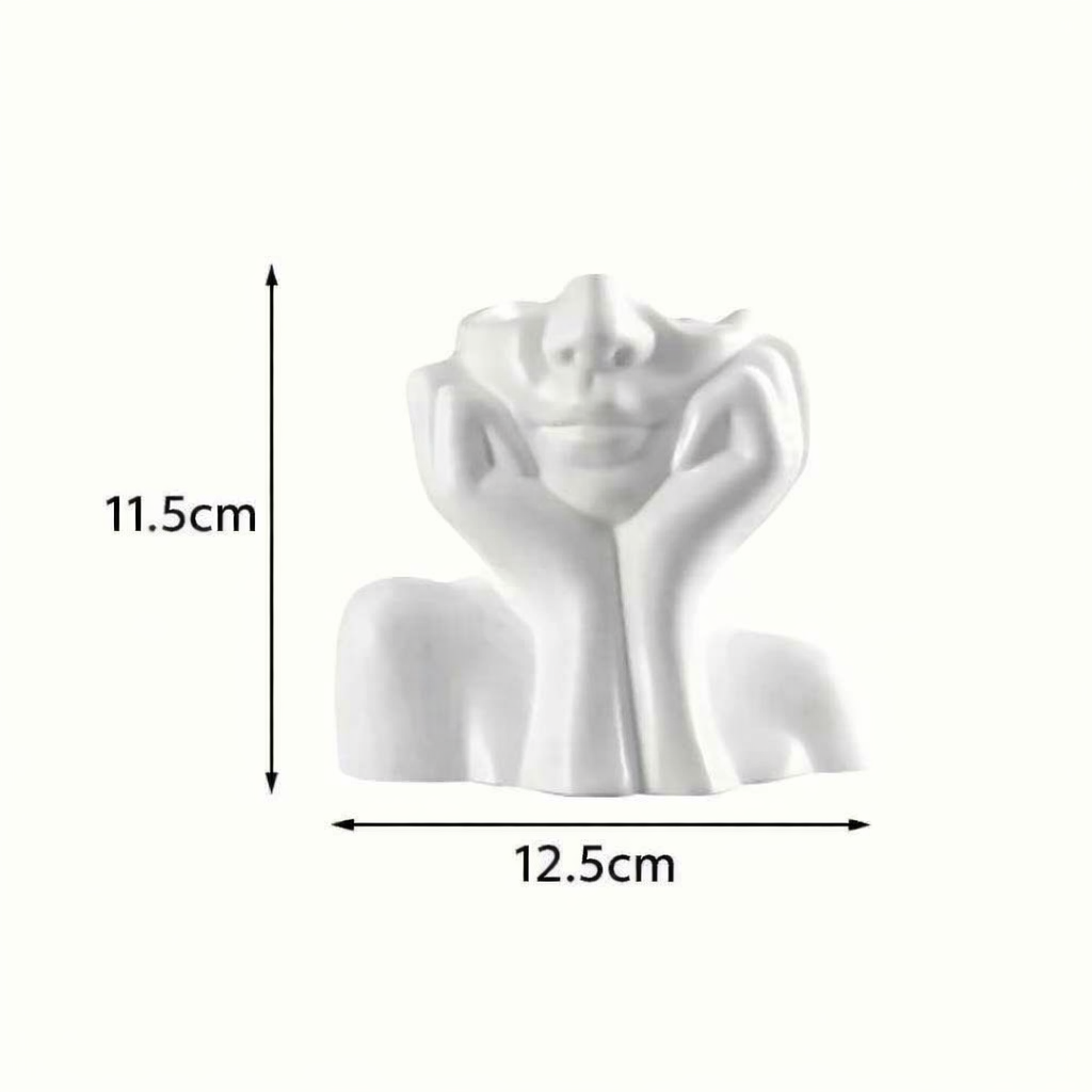 porte pinceaux maquillage blanc chambre design dimensions