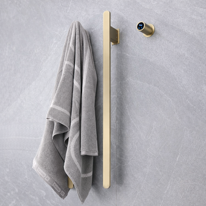 porte serviette barre doree murale avec serviette porte serviette salle de bain tidomy