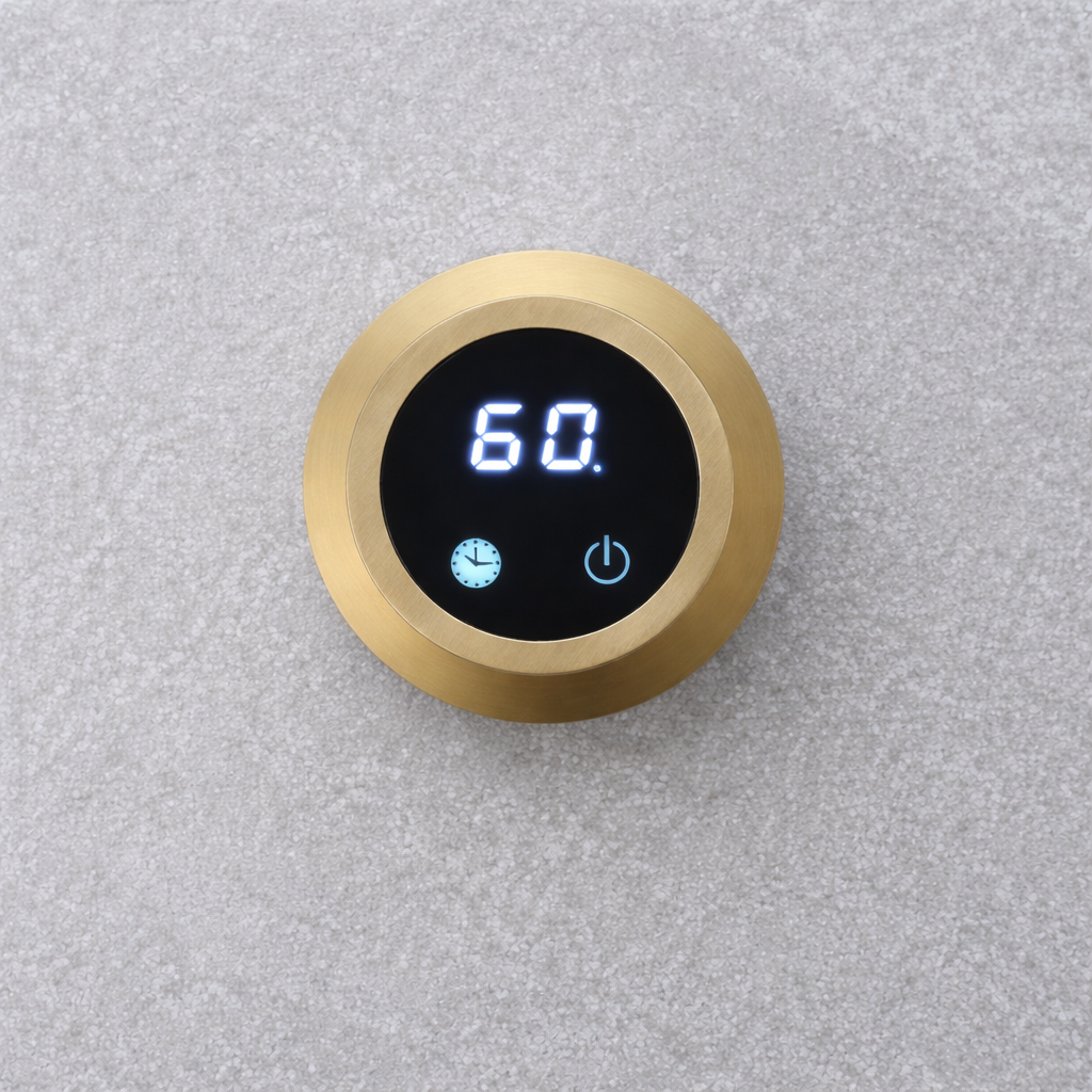 porte serviette salle de bain chronometreur 