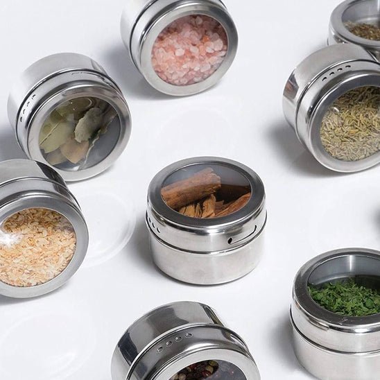 pot a epice inox avec fenetre cuisine