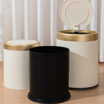 poubelle de cuisine blanche double paroi seau interieur