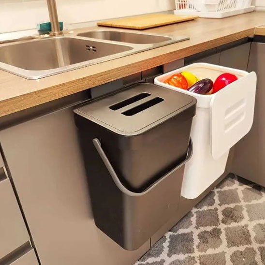 poubelle sous evier cuisine suspendue legumes