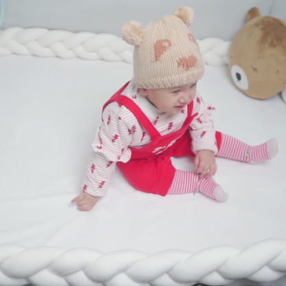 Tour de lit bébé tressé – Babysleep