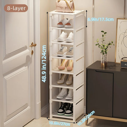 rangement chaussures etagere compacte 124 cm 