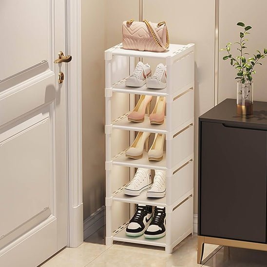 rangement chaussures etagere compacte 5 niveaux