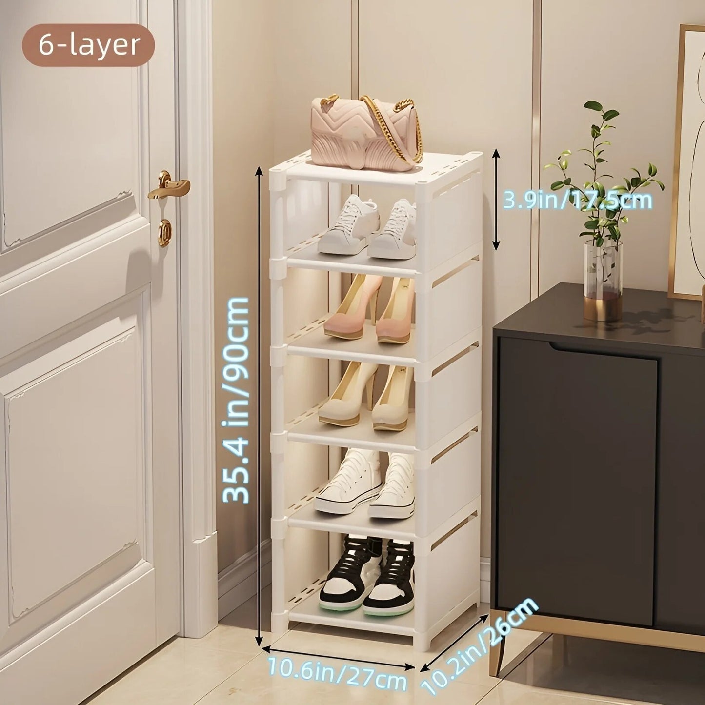 rangement chaussures etagere compacte 90 cm 