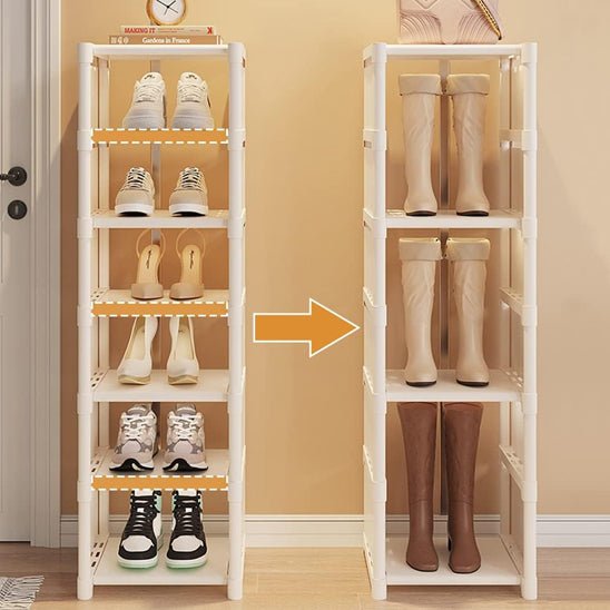 rangement chaussures etagere modulable bottes baskets