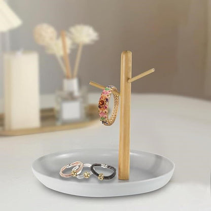 Rangement Clé - BranchRoundTray™ - Gris - TIDOMY