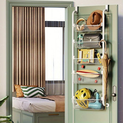 rangement cuisine suspendu porte blanc multifonction