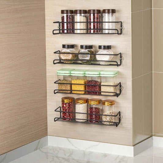 rangement pour epices etagere murale metal