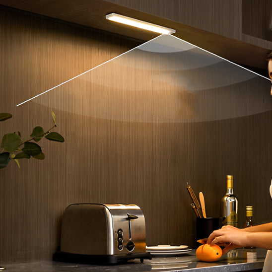 reglette led cuisine eclairage plan travail grille pain