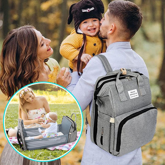 sac a langer lit bebe portable gris maman bebe