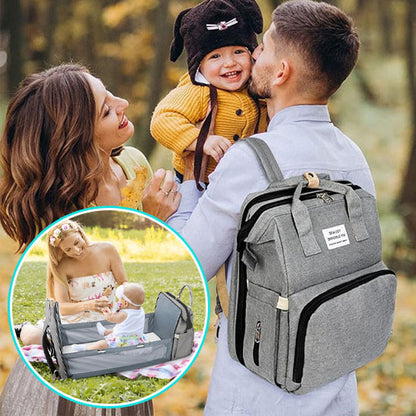 sac a langer lit bebe portable gris maman bebe