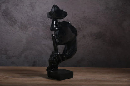sculpture figure noire