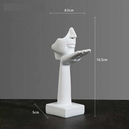 sculpture moitie blanc 16