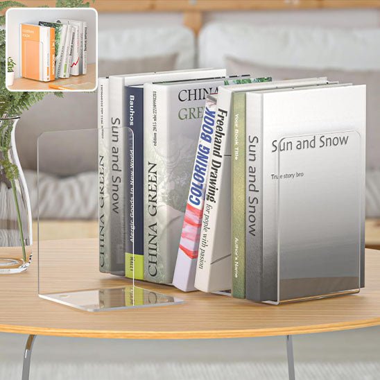 serre livre acrylique transparent
