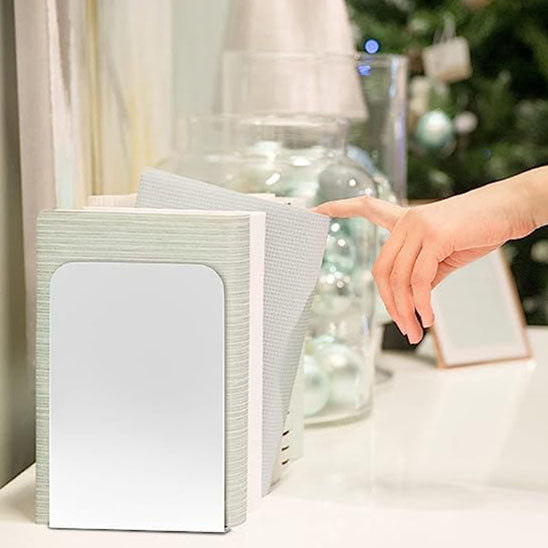 serre livre metal blanc