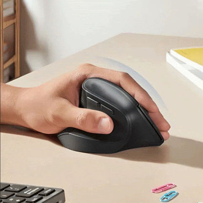 souris ergonomique verticale noire bureau travail
