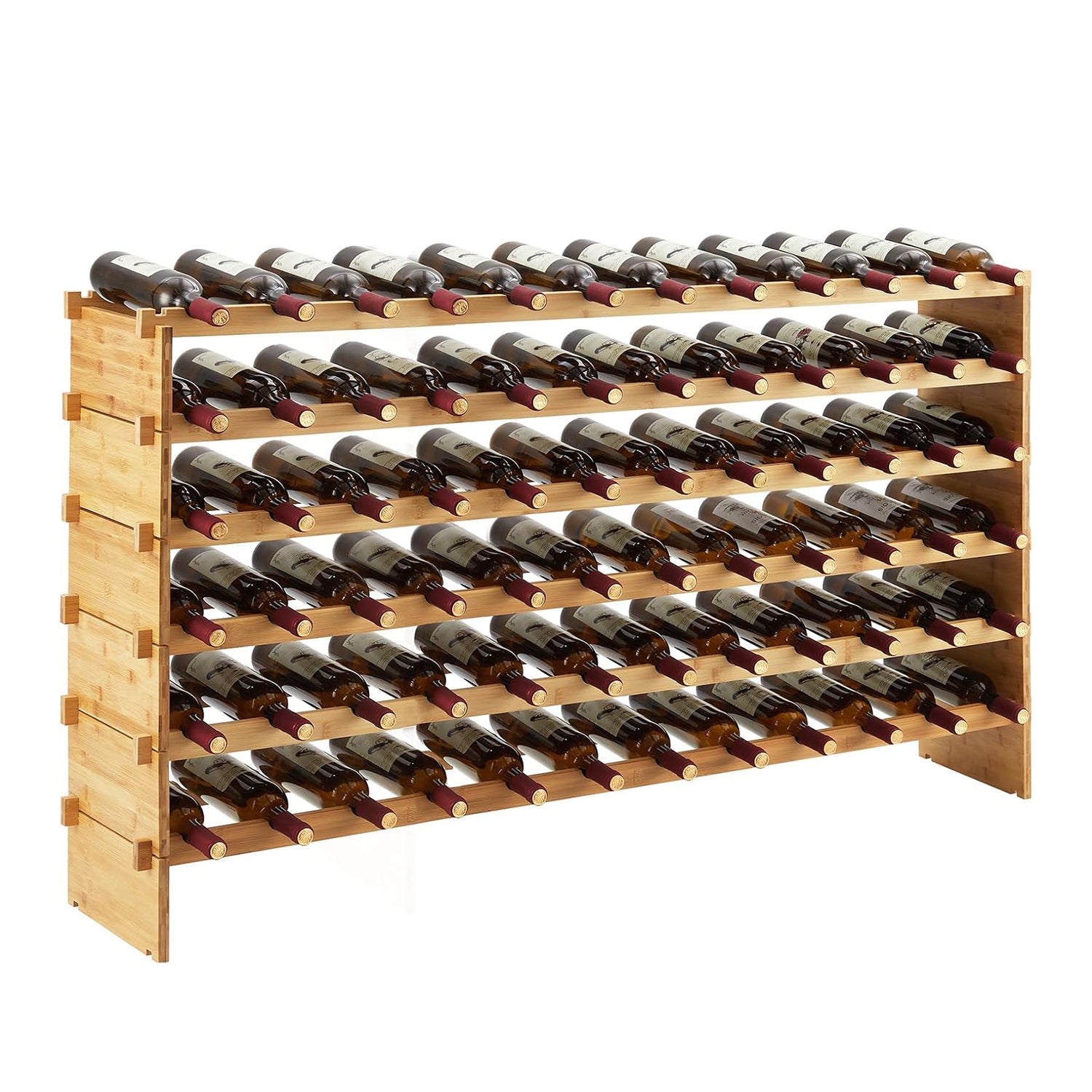 support a bouteilles de vin en métal design