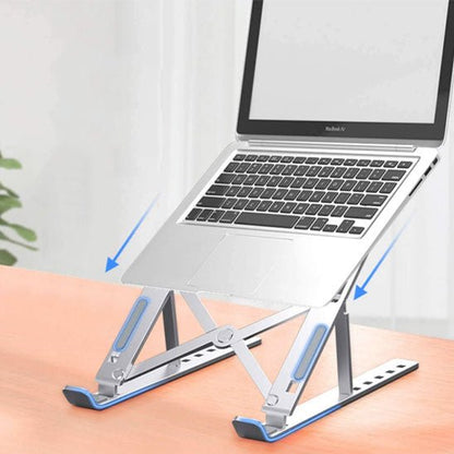 support ordinateur portable ajustable antiderapant metal