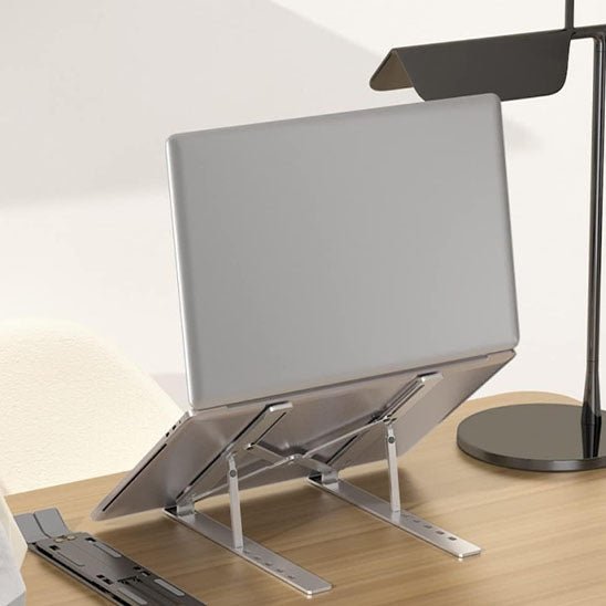 support ordinateur portable pliable ergonomique metal