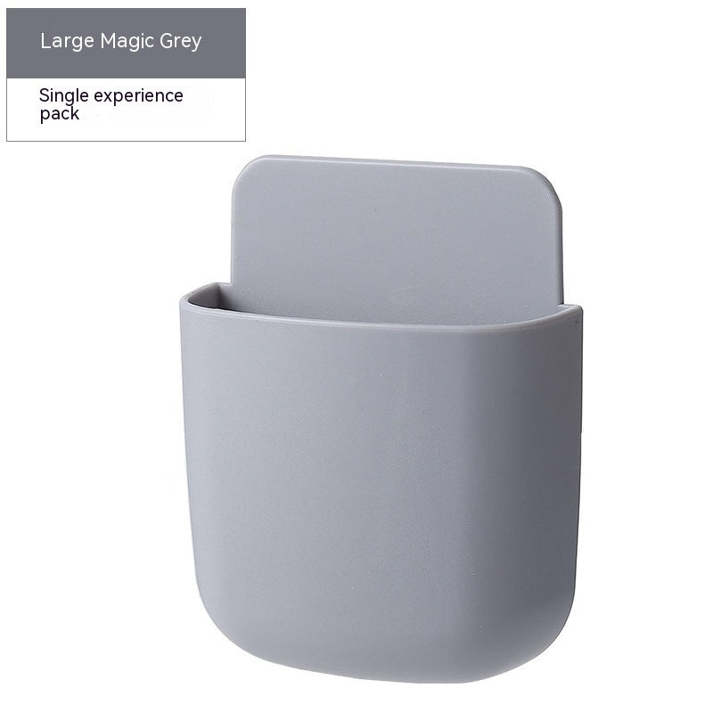 support pour telecommandes mural blanc telephone gris