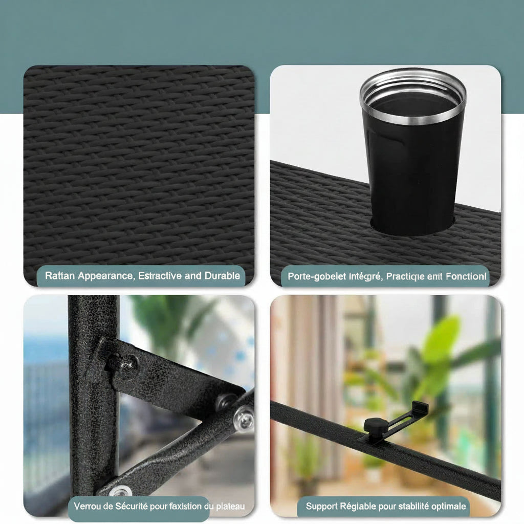 table balcon exterieur pliable pas cher