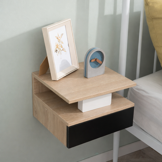 table de chevet flottant