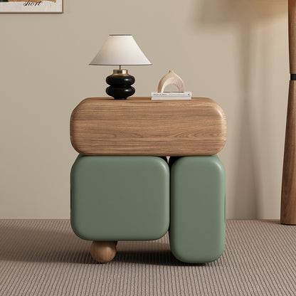 table de chevet moderne design verte