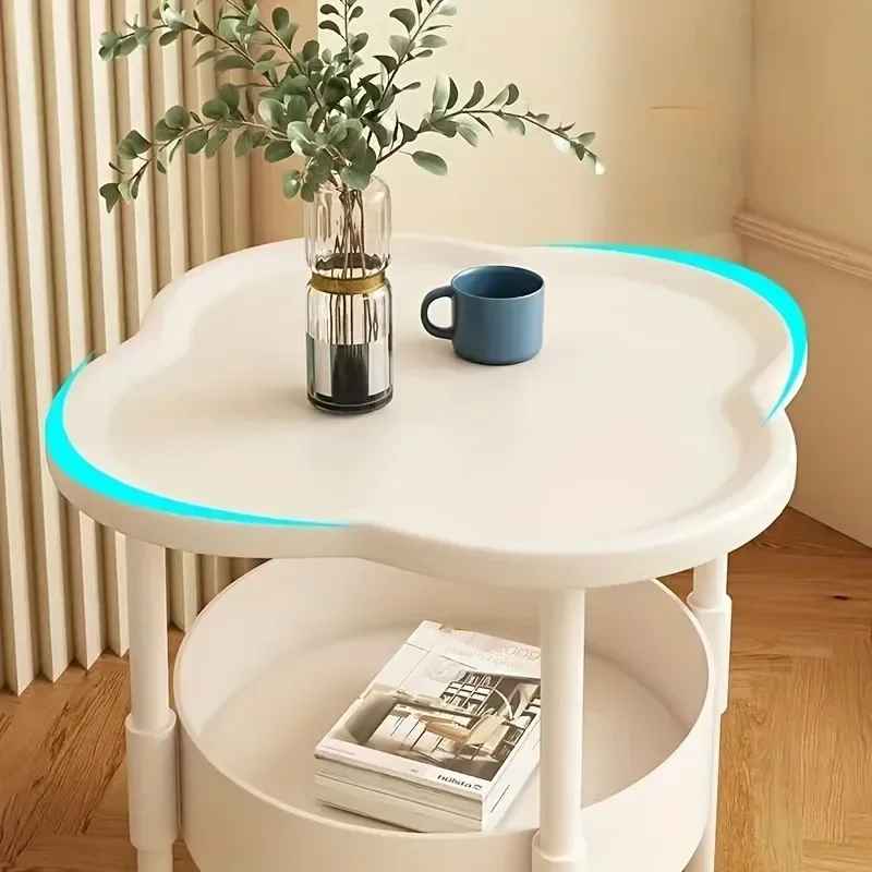 table de chevet rangement blanc moderne