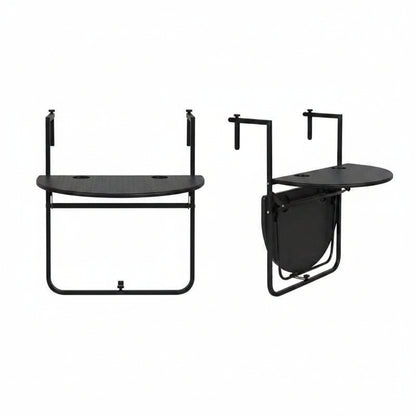 / table murale balcon reglable hauteur