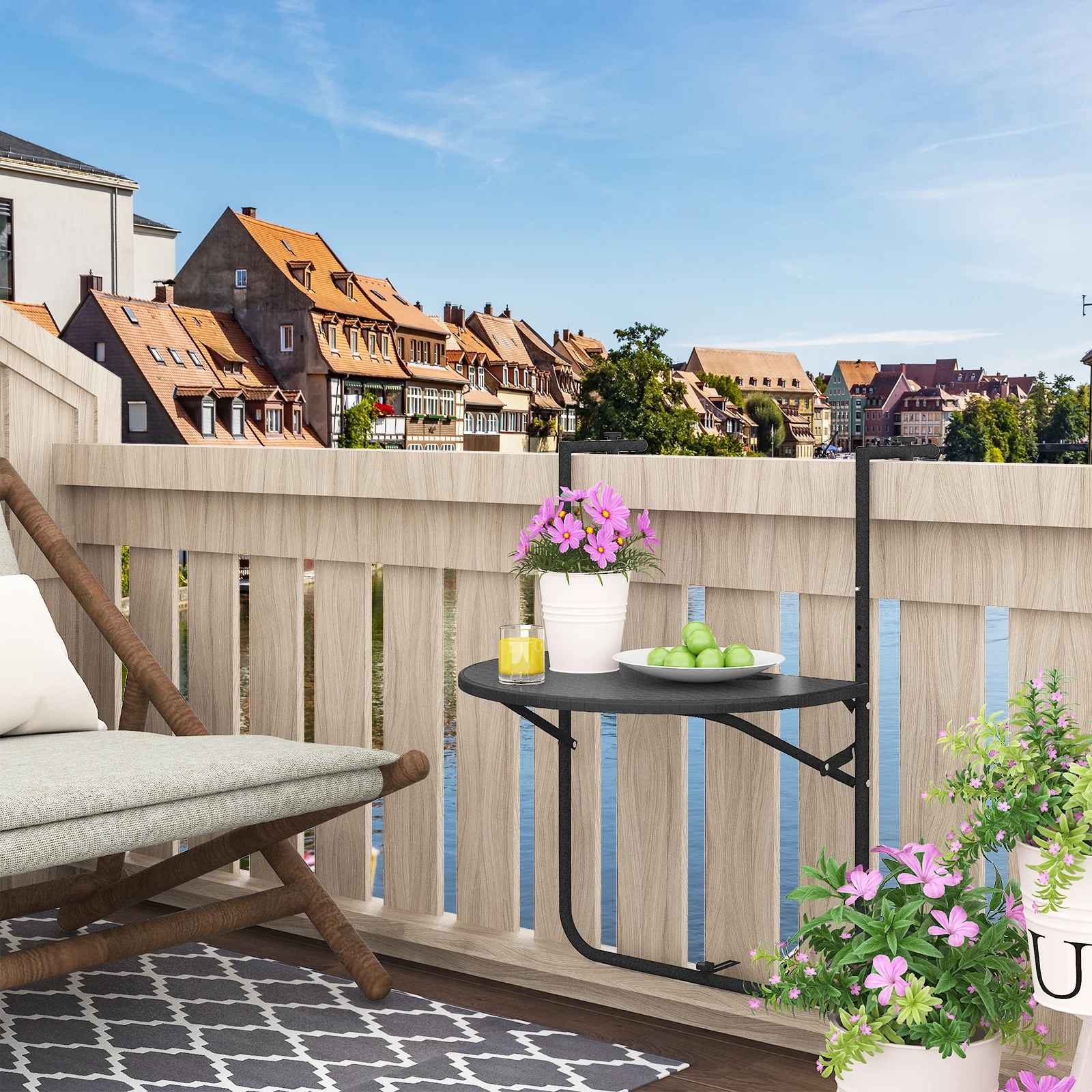 table murale exterieur reglable