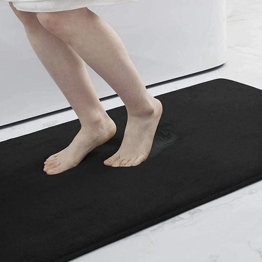 tapis absorbant noir antiderapant bain memoire de forme