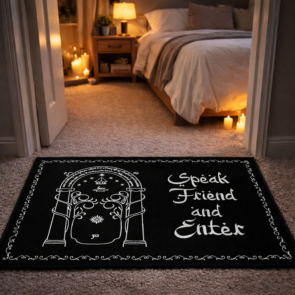 tapis-paillasson fantasy le seigneur des anneaux antiderapant