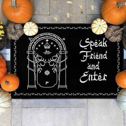 tapis-paillasson le seigneur des anneaux design fantasy