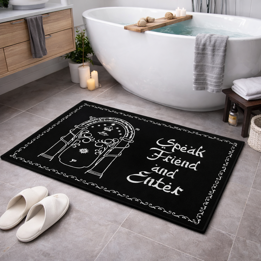 tapis paillasson le seigneur des anneaux idee cadeau originale
