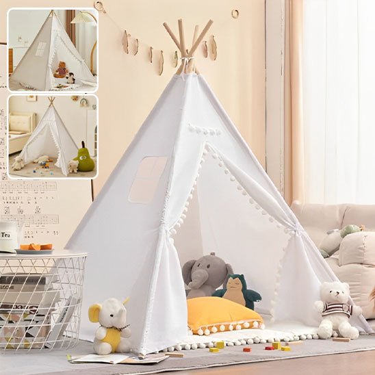 tente tipi enfant blanche salon