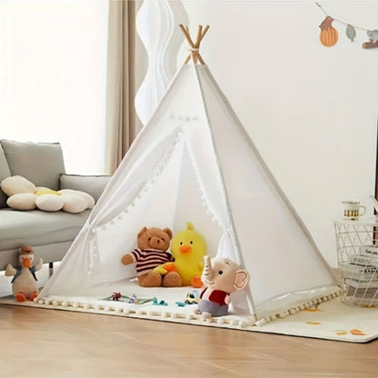 tente tipi enfant blanche 
