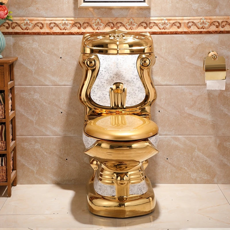 toilette doree baroque luxe