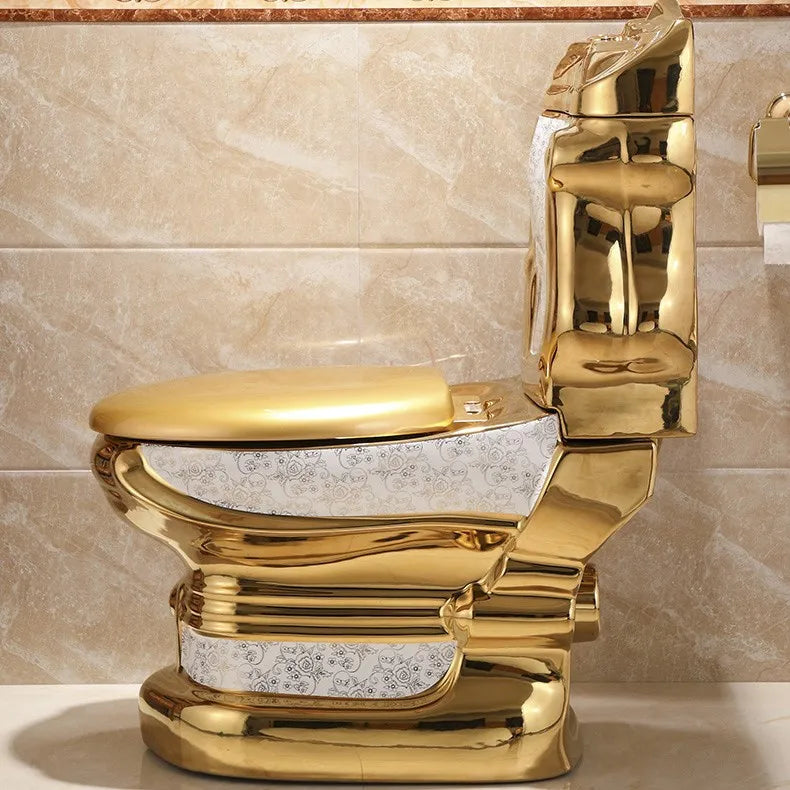 toilette doree luxe