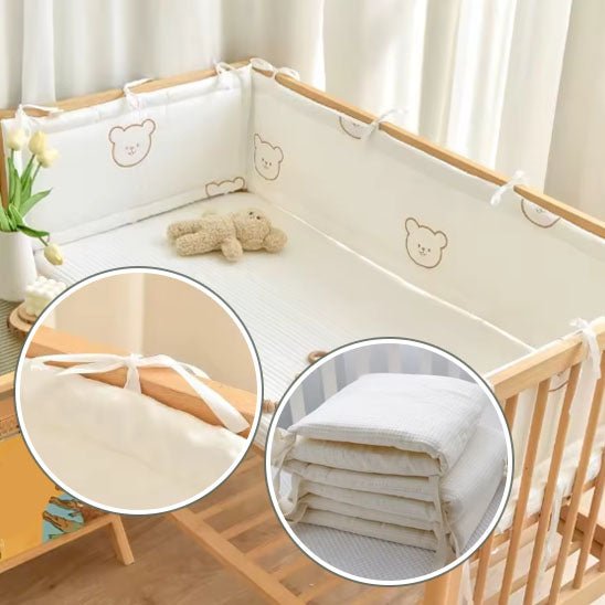 tour de lit bebe protection motif ourson