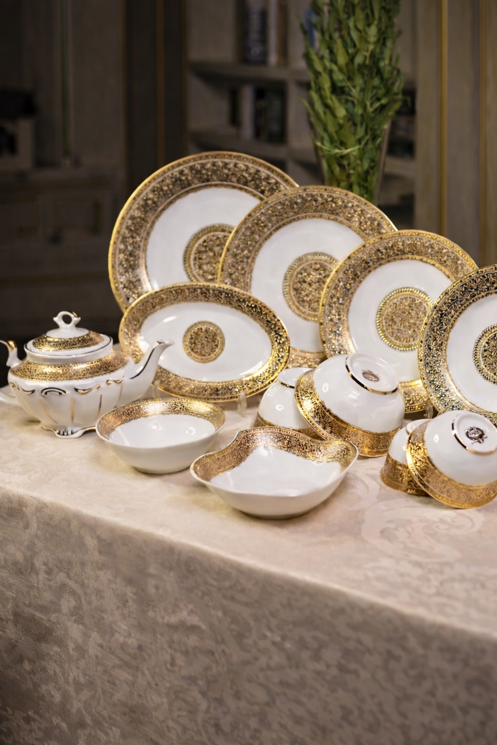 vaisselle golden kitchenware pour art de la table