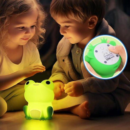 veilleuse bebe grenouille lumineuse enfant