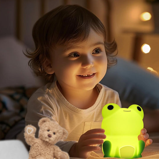 veilleuse grenouille verte usb enfant bebe
