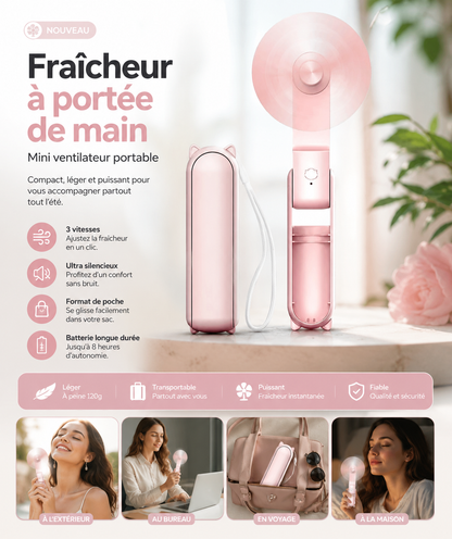 ventilateur pliable compact